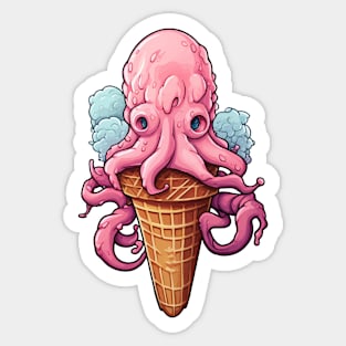 Ice Cream Attack Sticker